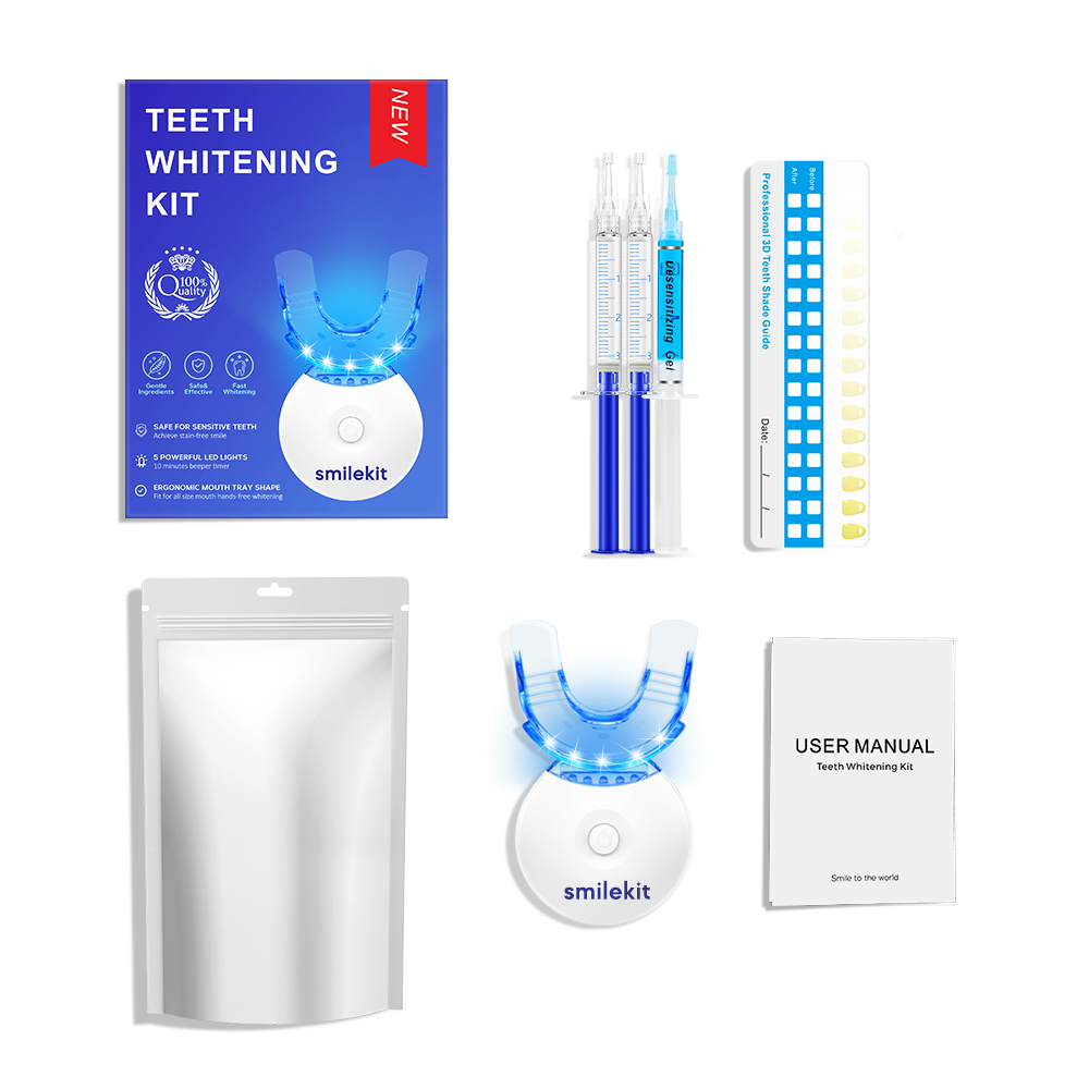 Teeth Whitening For Trays - 歯のホワイトニングキット - 35% カルバミド過酸化物を含む 5X LED