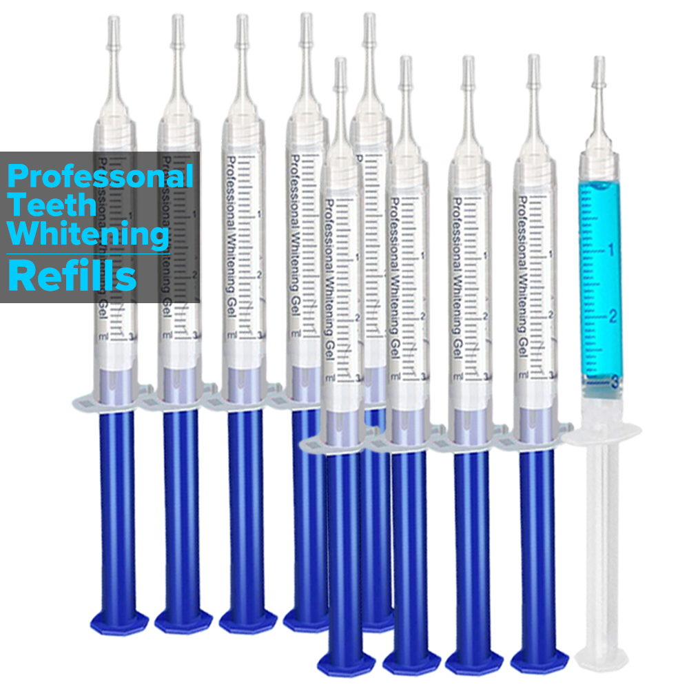 Teeth Whitening For Trays - 歯のホワイトニングジェル詰め替えシリンジ歯の漂白ジェルインビザラインスタイルトレイ用漂白剤歯科グレード歯のホワイトニング剤ホワイトキット