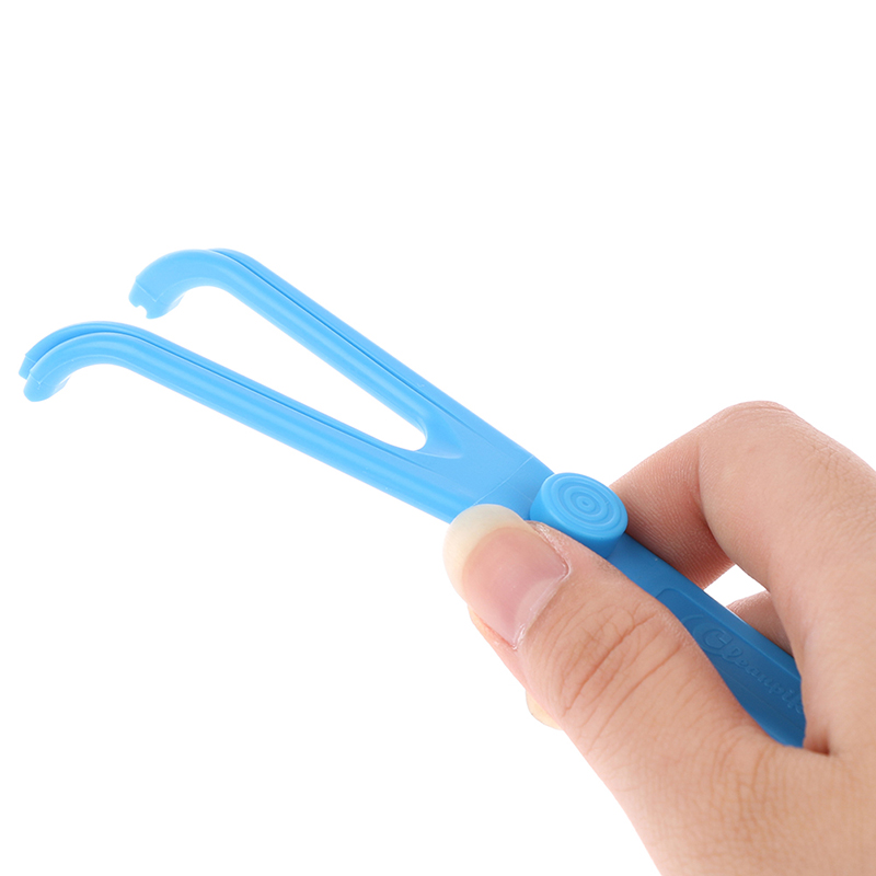 Teeth Whitening For Braces - 1 個再利用可能なスティックツールフロスホルダーフロッサー歯のクリーニングピックハンドル交換可能なピックスレッダーブレーススティック