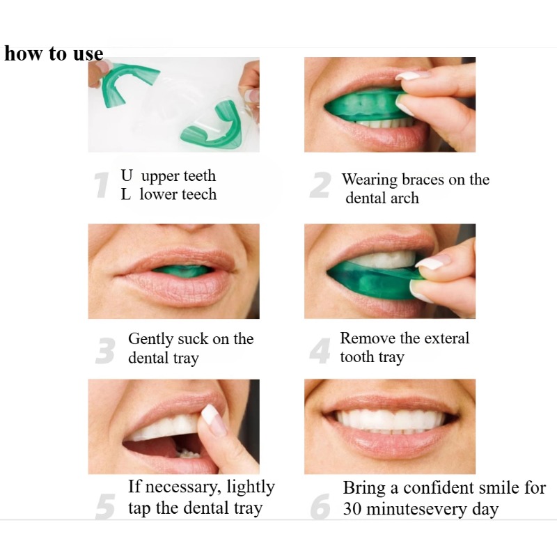 セット歯ホワイトニングトレイ U 字型クイックフレッシュブレ - Teeth Whitening For Trays のレビューと価格