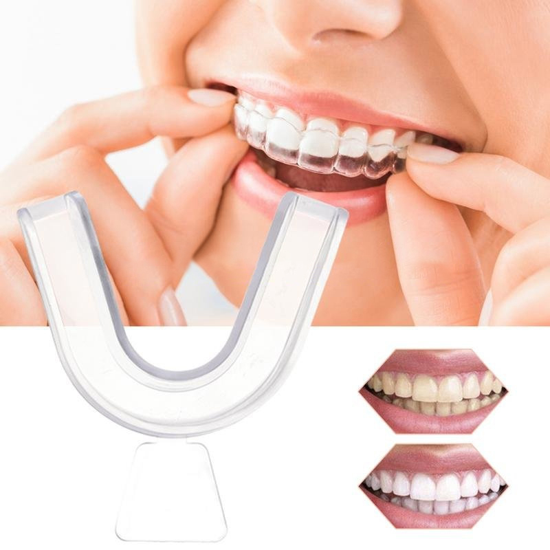 快適フィットシリコンマウスガード、夜用歯ぎしり防止、歯ぎしり - Teeth Whitening For Trays のレビューと価格
