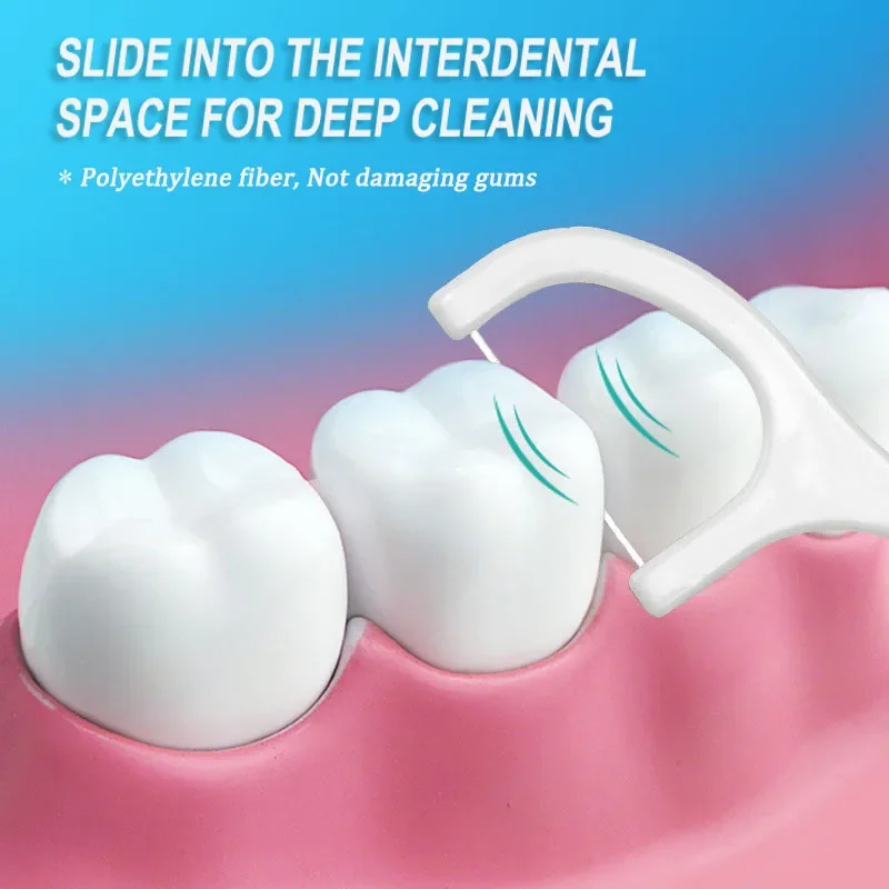 150 個デンタルフロスフロッサーピックつまようじ歯スティッ - Dental Floss Picks のレビューと価格