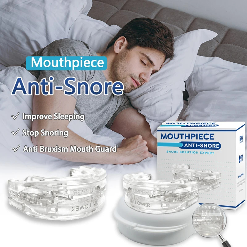 シリコン製いびき防止マウスピース、歯ぎしり防止マウスガード、 - Teeth Whitening Mouth Guard のレビューと価格