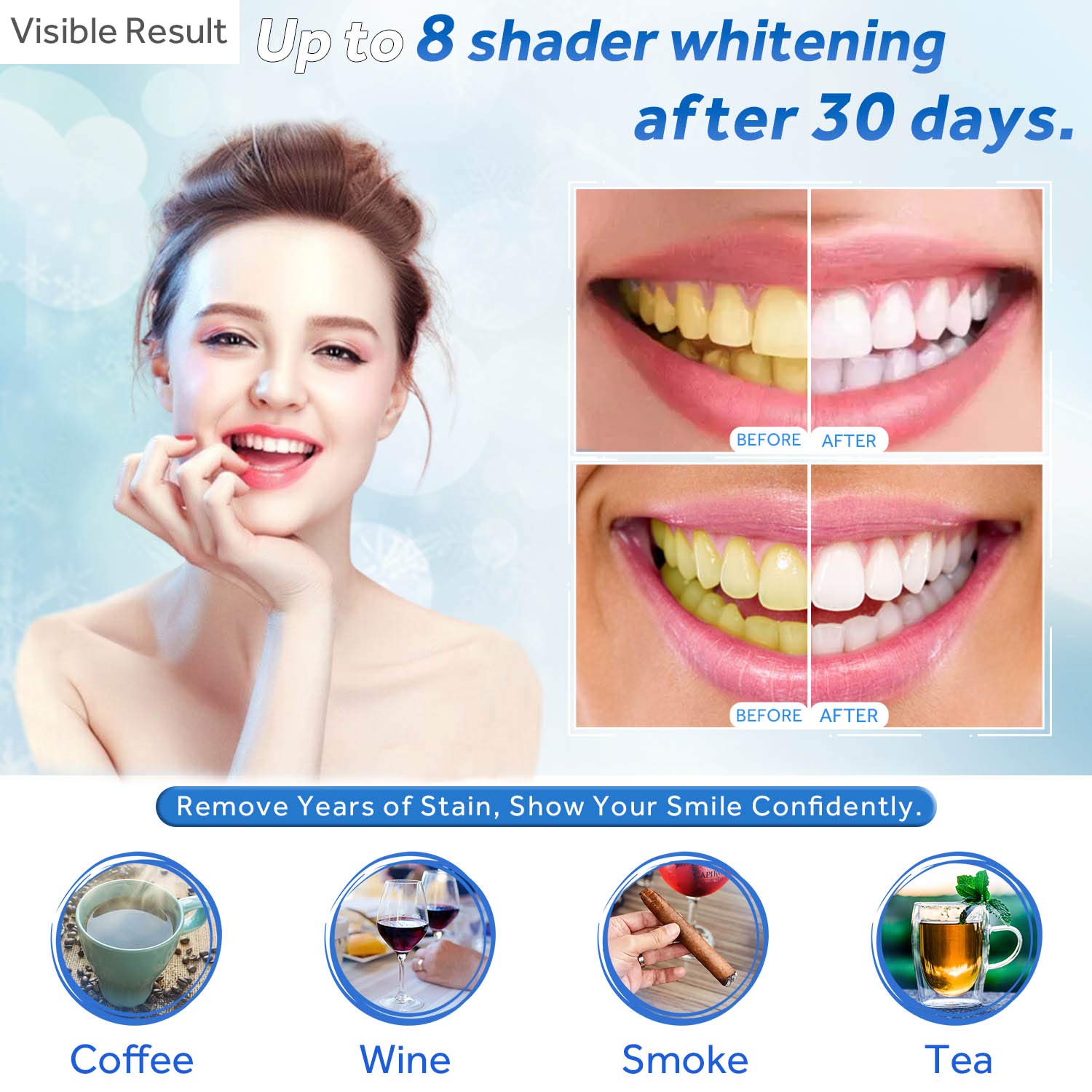 歯のホワイトニングジェル詰め替えシリンジ歯の漂白ジェルインビ - Teeth Whitening For Trays のレビューと価格