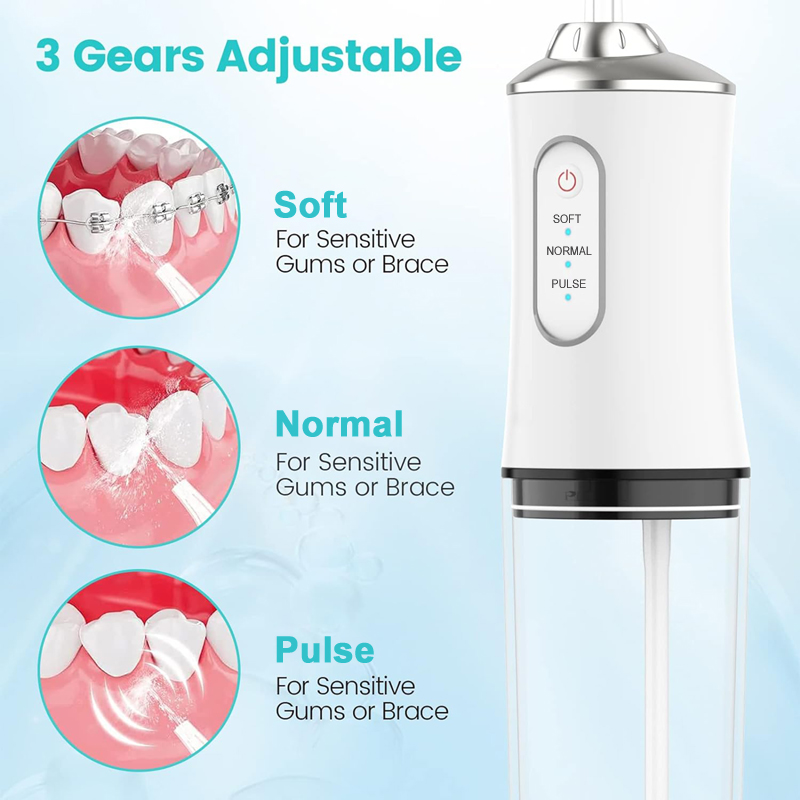 口腔洗浄器歯科用ウォータージェットフロッサーアプライアンスピ - Dental Floss Picks のレビューと価格