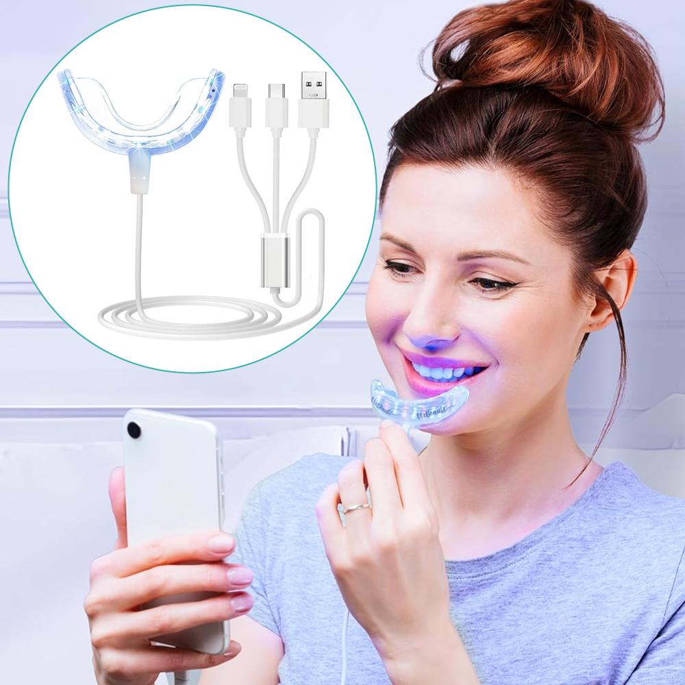 歯のホワイトニング アクセラレーター ライト、16 倍強力な - Teeth Whitening For Trays のレビューと価格