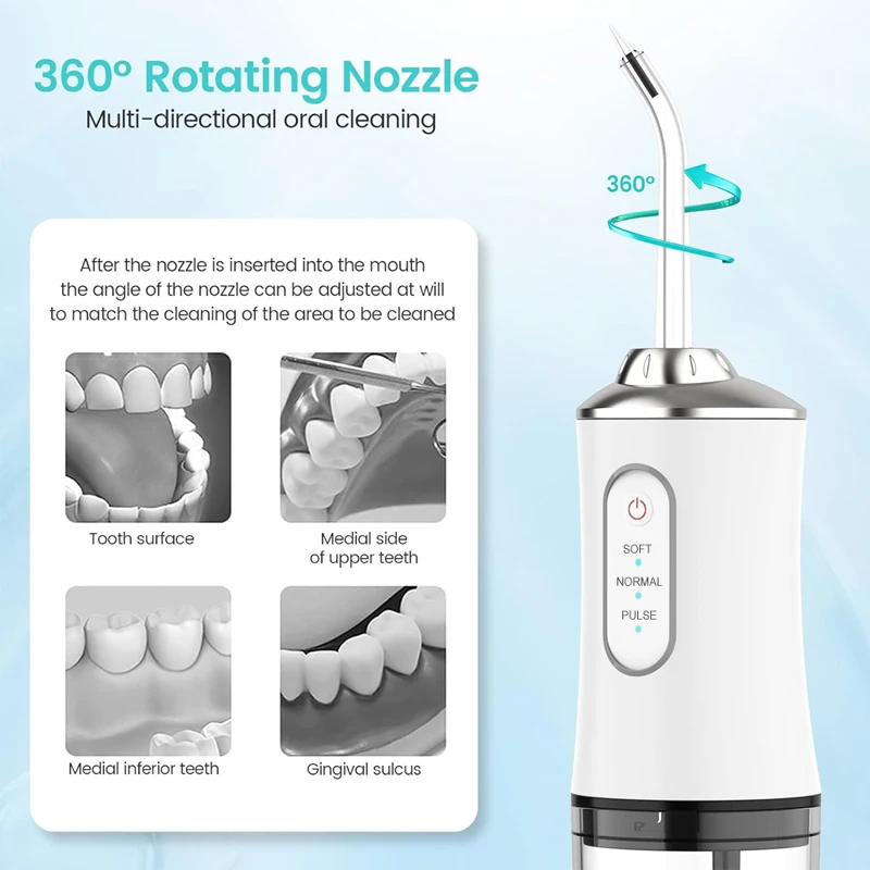 2026 口腔洗浄器ポータブル歯科用ウォーターフロッサー U - Dental Floss Picks のレビューと価格