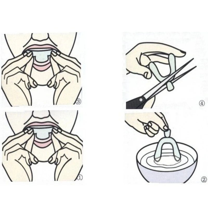 2/4/12 個抗いびき睡眠マウスガードナイトガードガムシー - Teeth Whitening Mouth Guard のレビューと価格