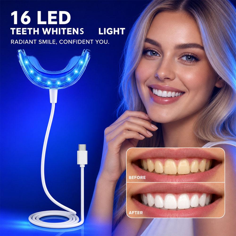 歯のホワイトニング促進器 スマートLEDブルーライト ポータ - Teeth Whitening For Trays のレビューと価格