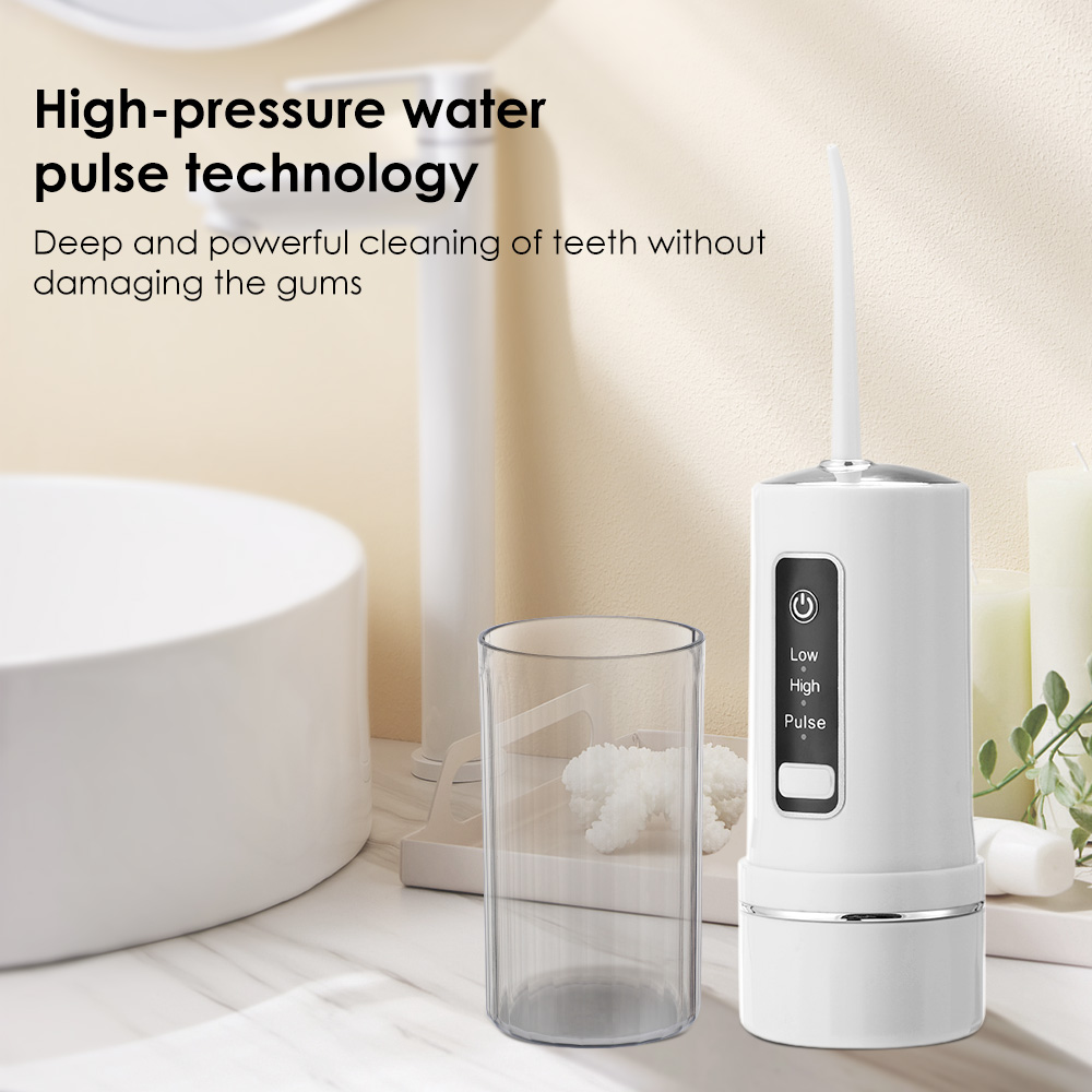 ポータブル口腔洗浄器,ジェットツール,水洗浄装置,230ml - Dental Floss Picks のレビューと価格