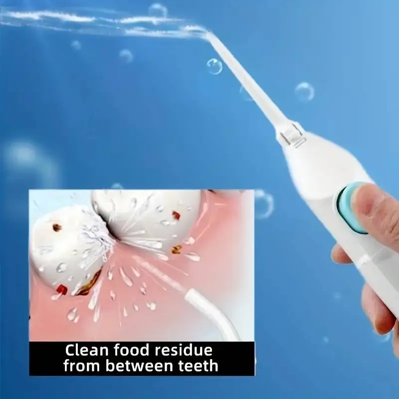 家庭用高圧口腔洗浄器ポータブル歯きれいな水デンタルフロス手動 - Dental Floss Picks のレビューと価格