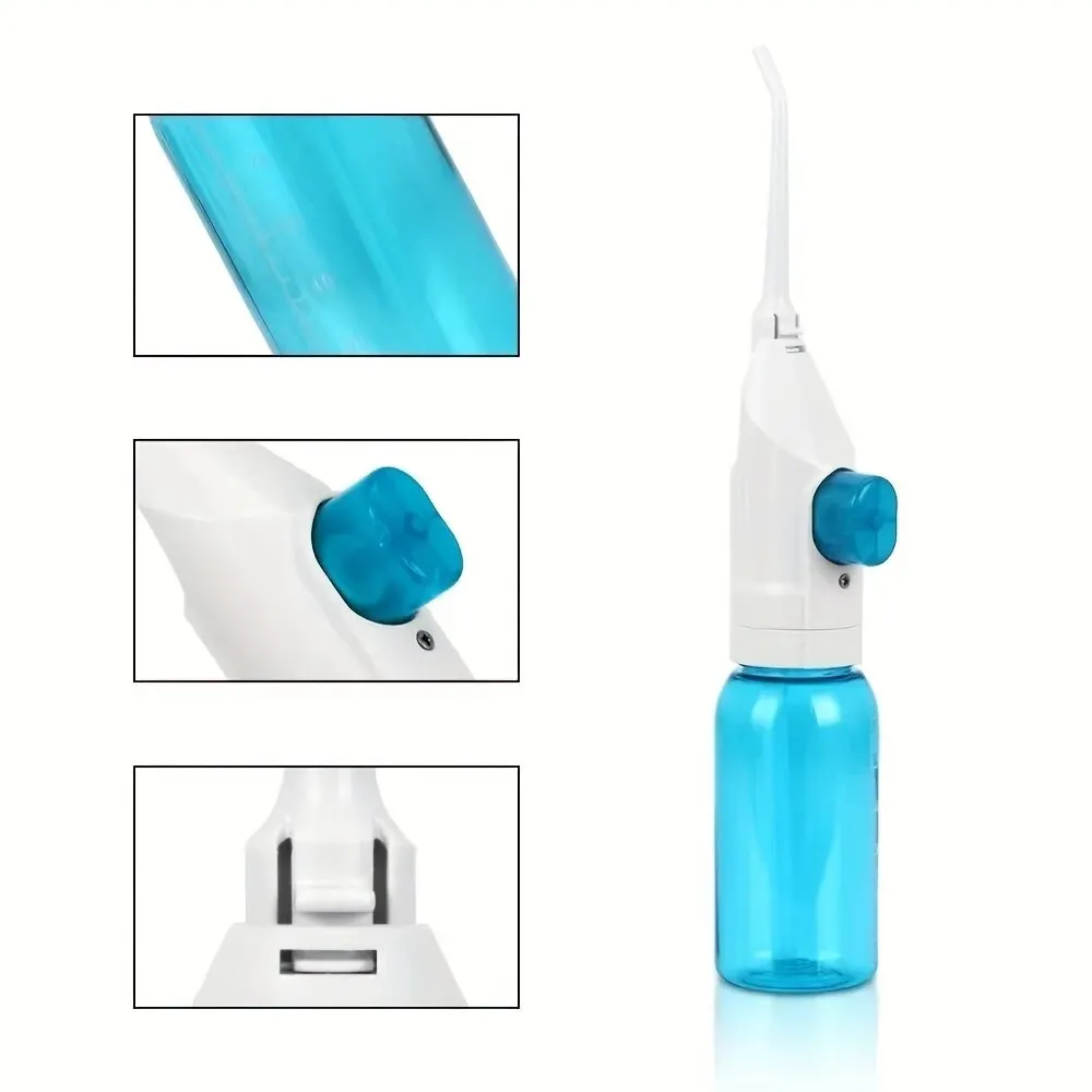 家庭用高圧口腔洗浄器ポータブル歯きれいな水デンタルフロス手動 - Dental Floss Picks のレビューと価格
